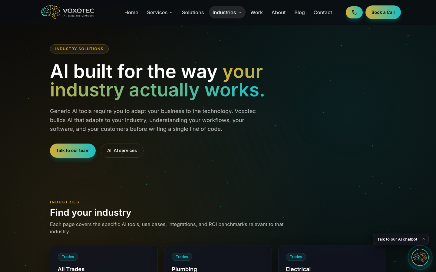 voxotec.com home page
