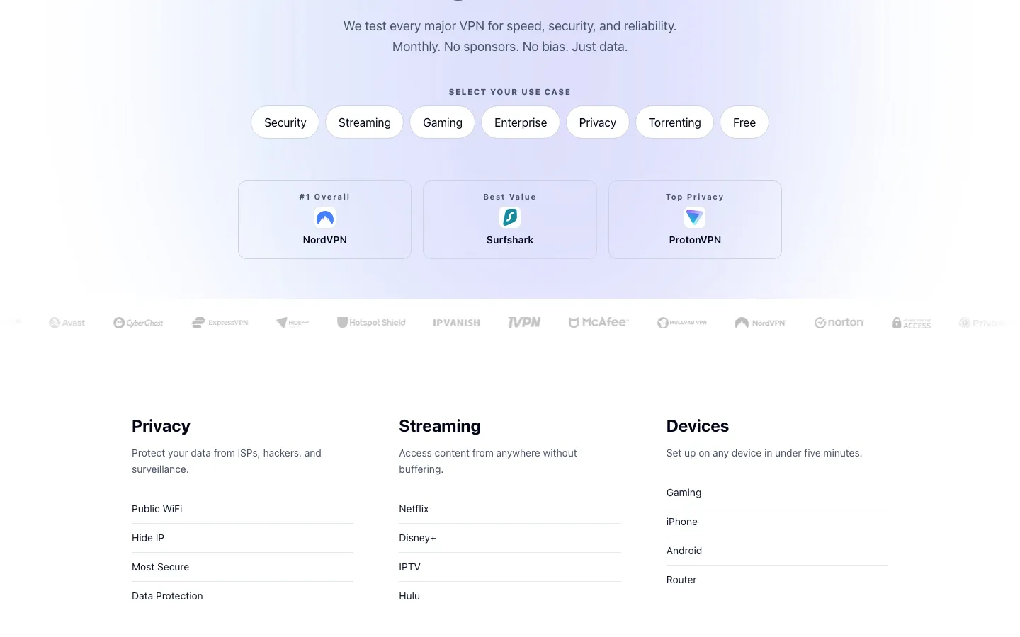 Captured Homepage / Lander