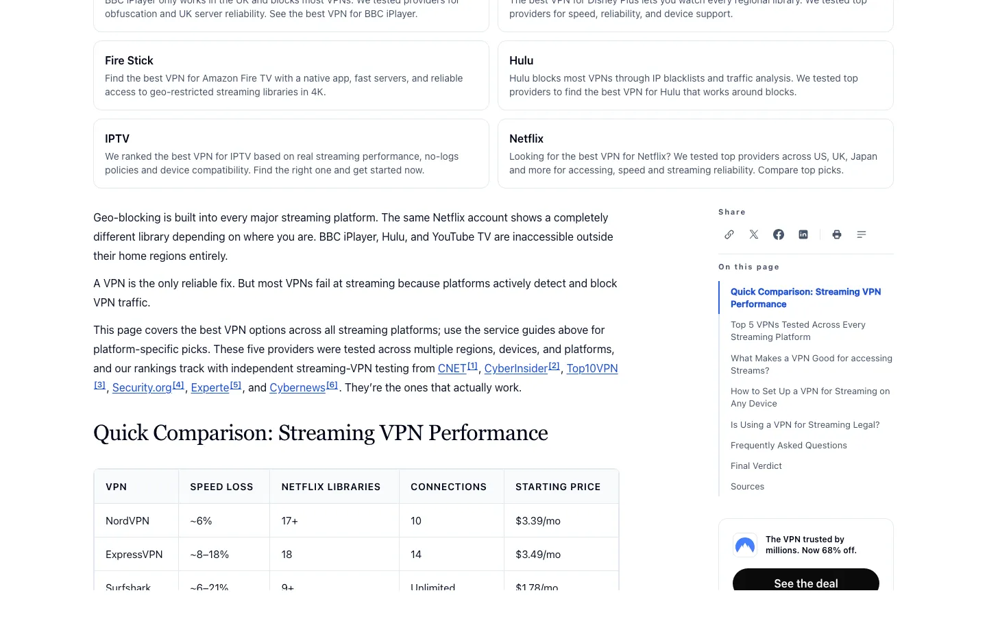 Best Vpn For Streaming