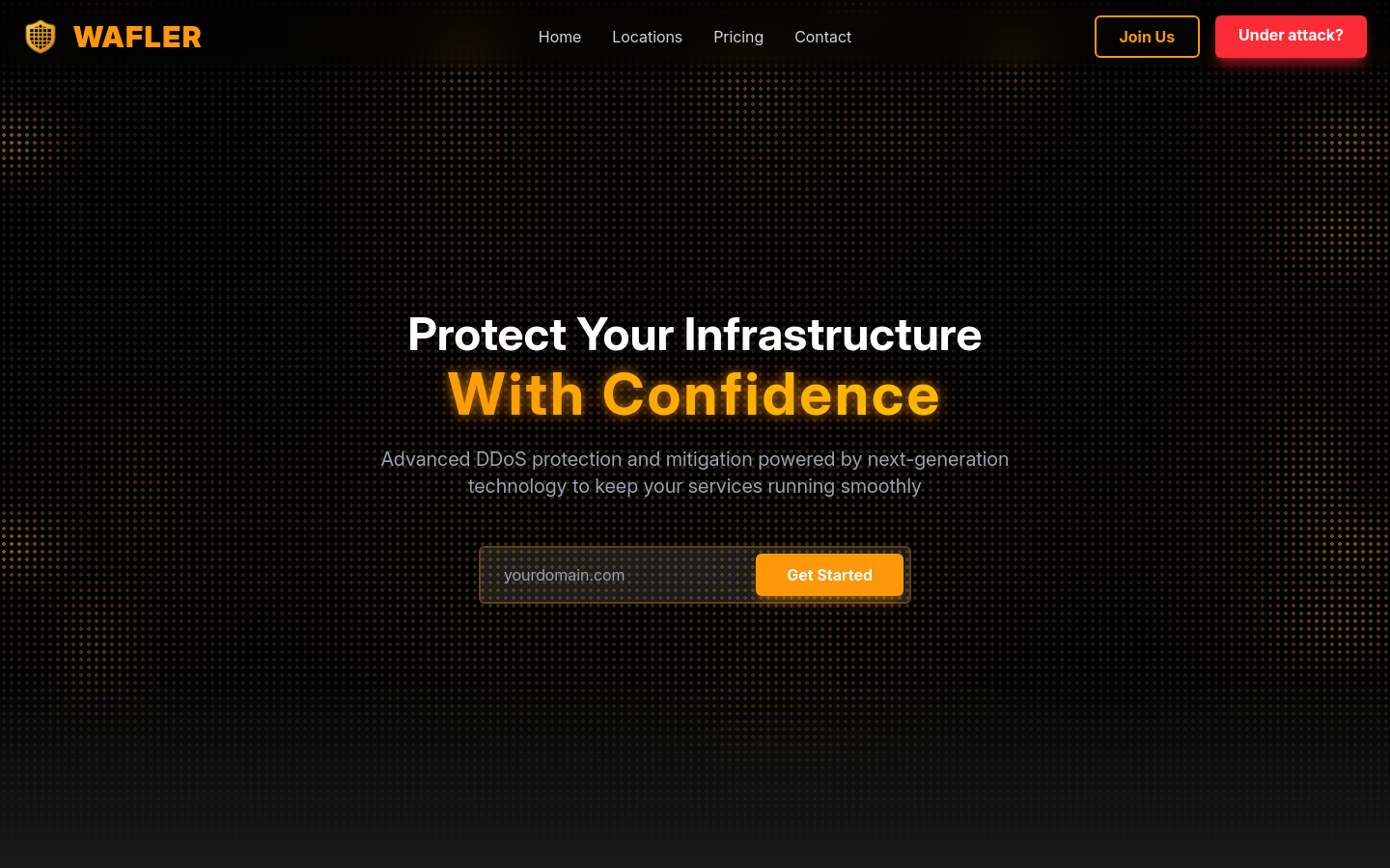 Captured Homepage / Lander