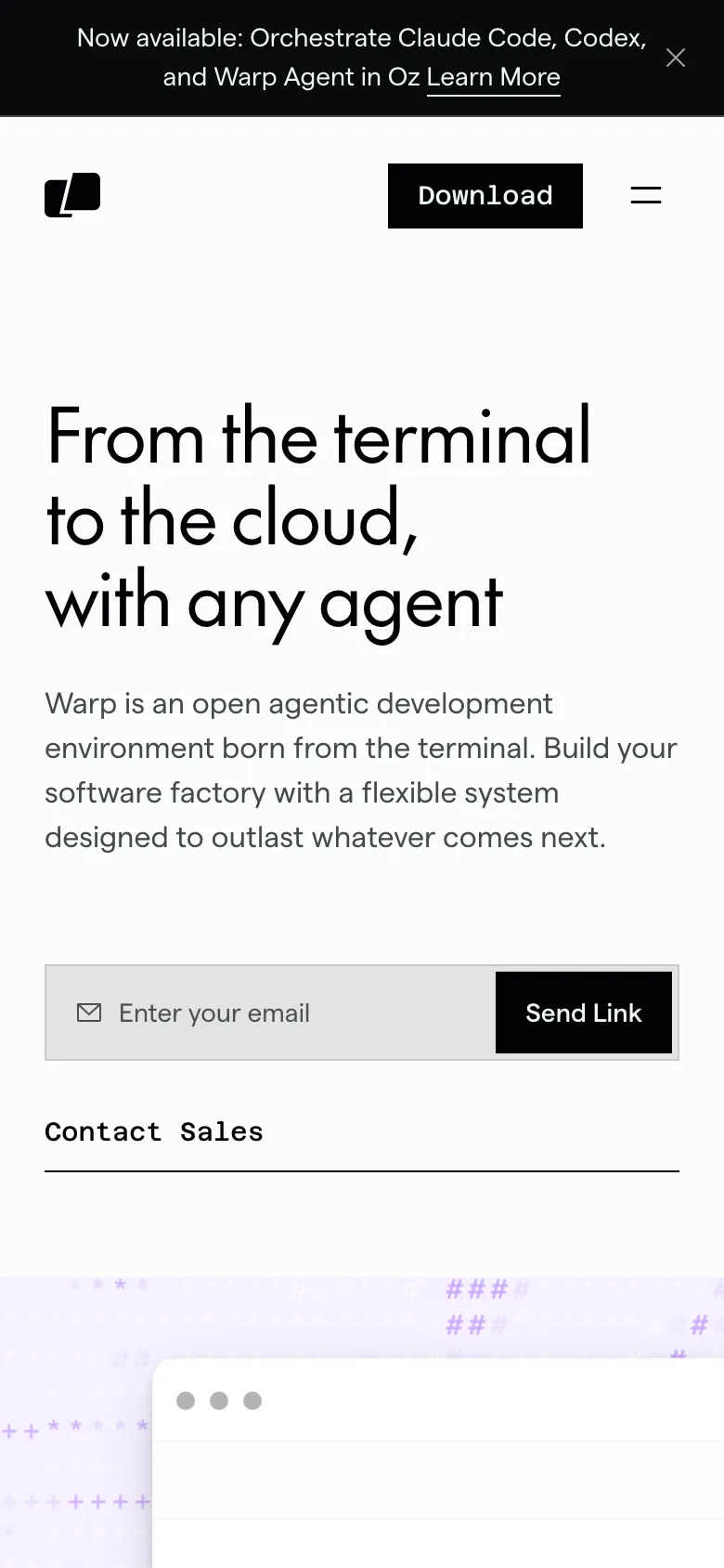 Homepage / Lander