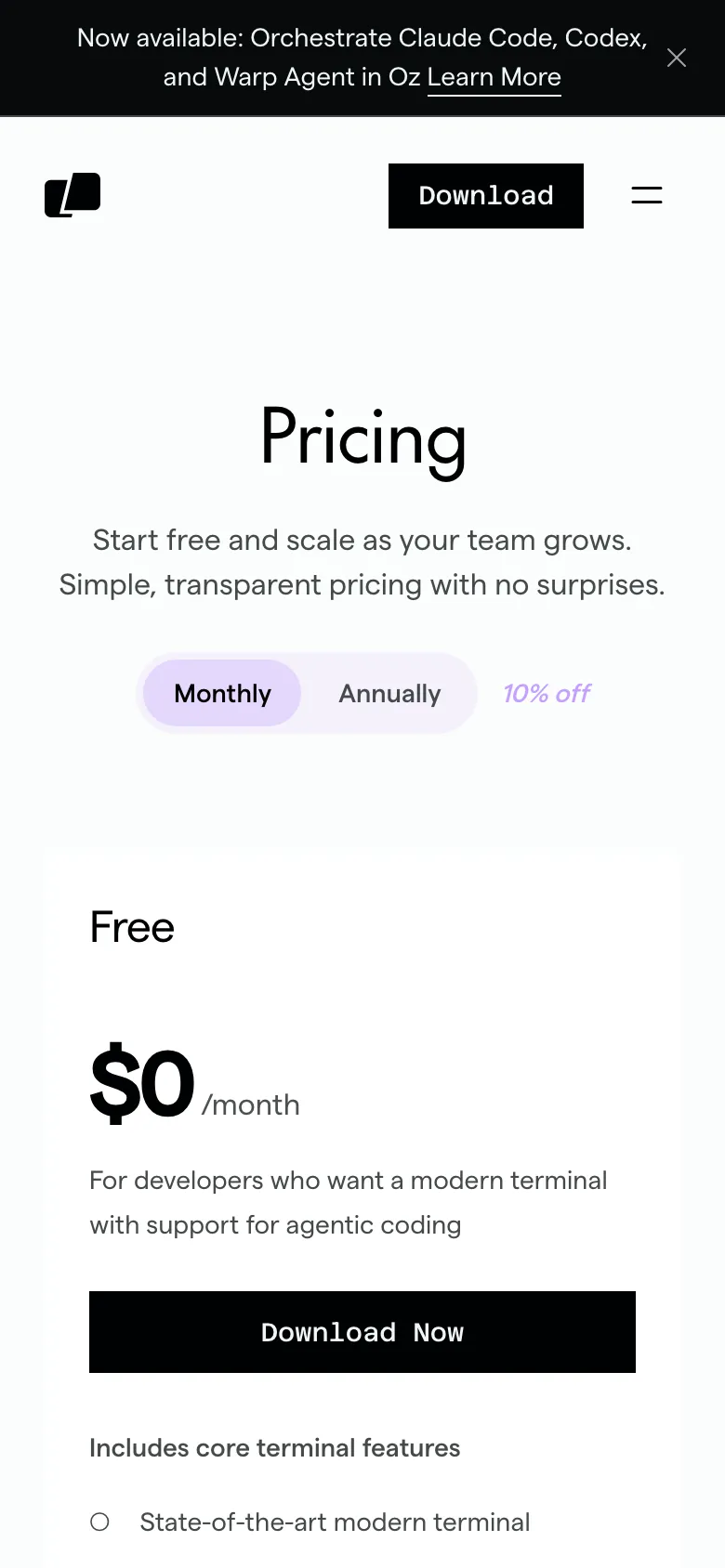 Pricing