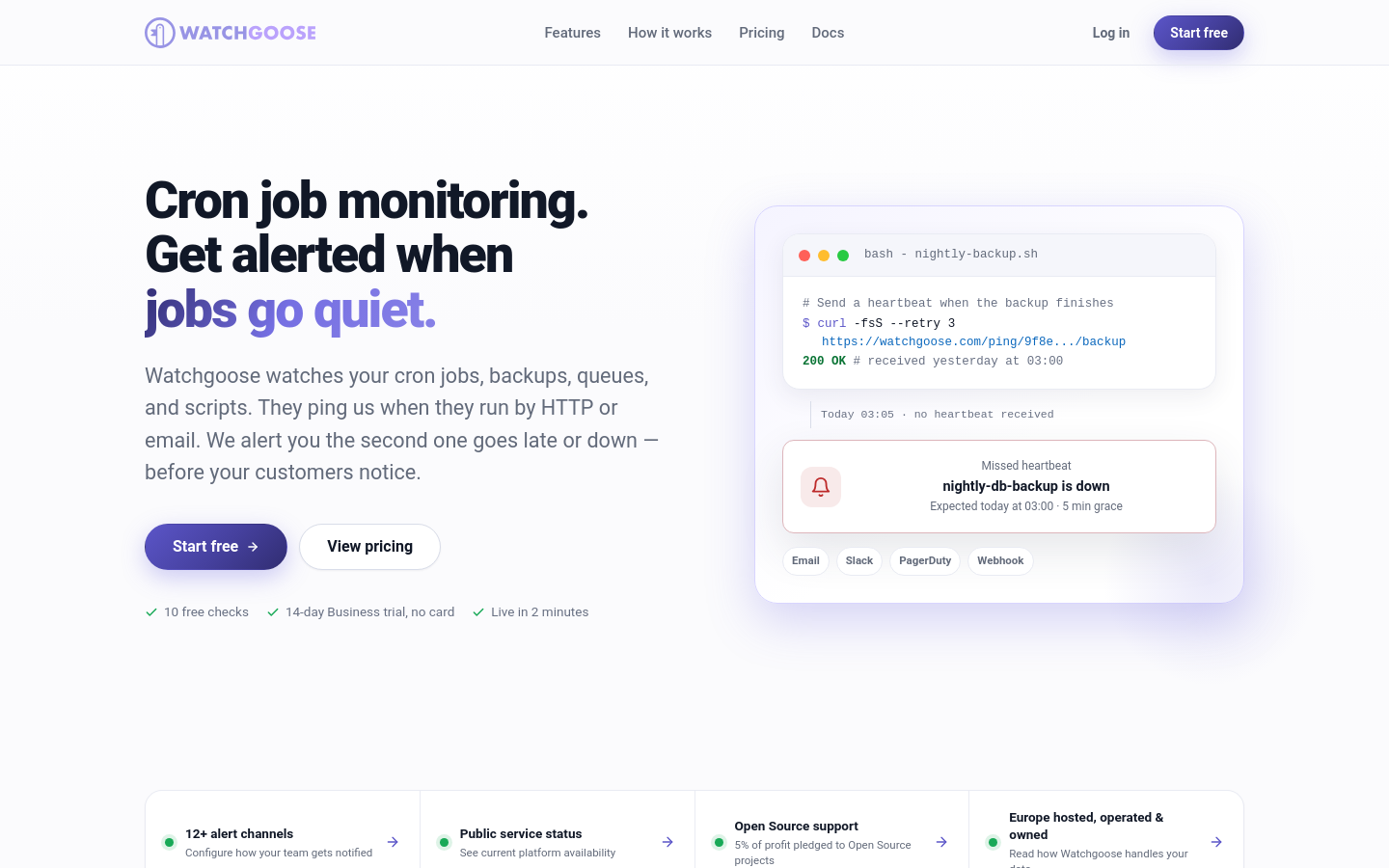 Captured Homepage / Lander