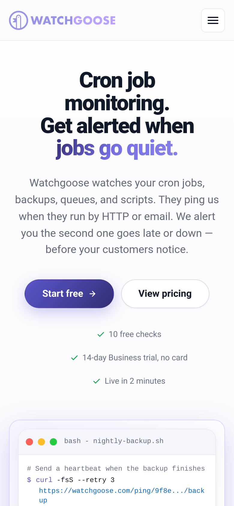 Homepage / Lander