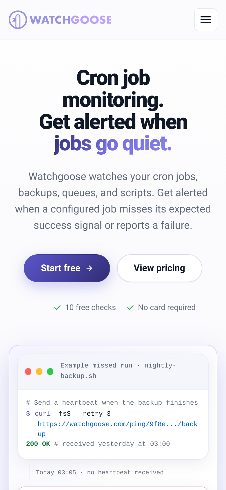 Homepage / Lander