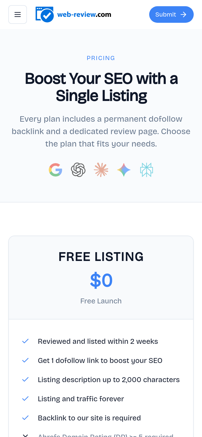 Pricing