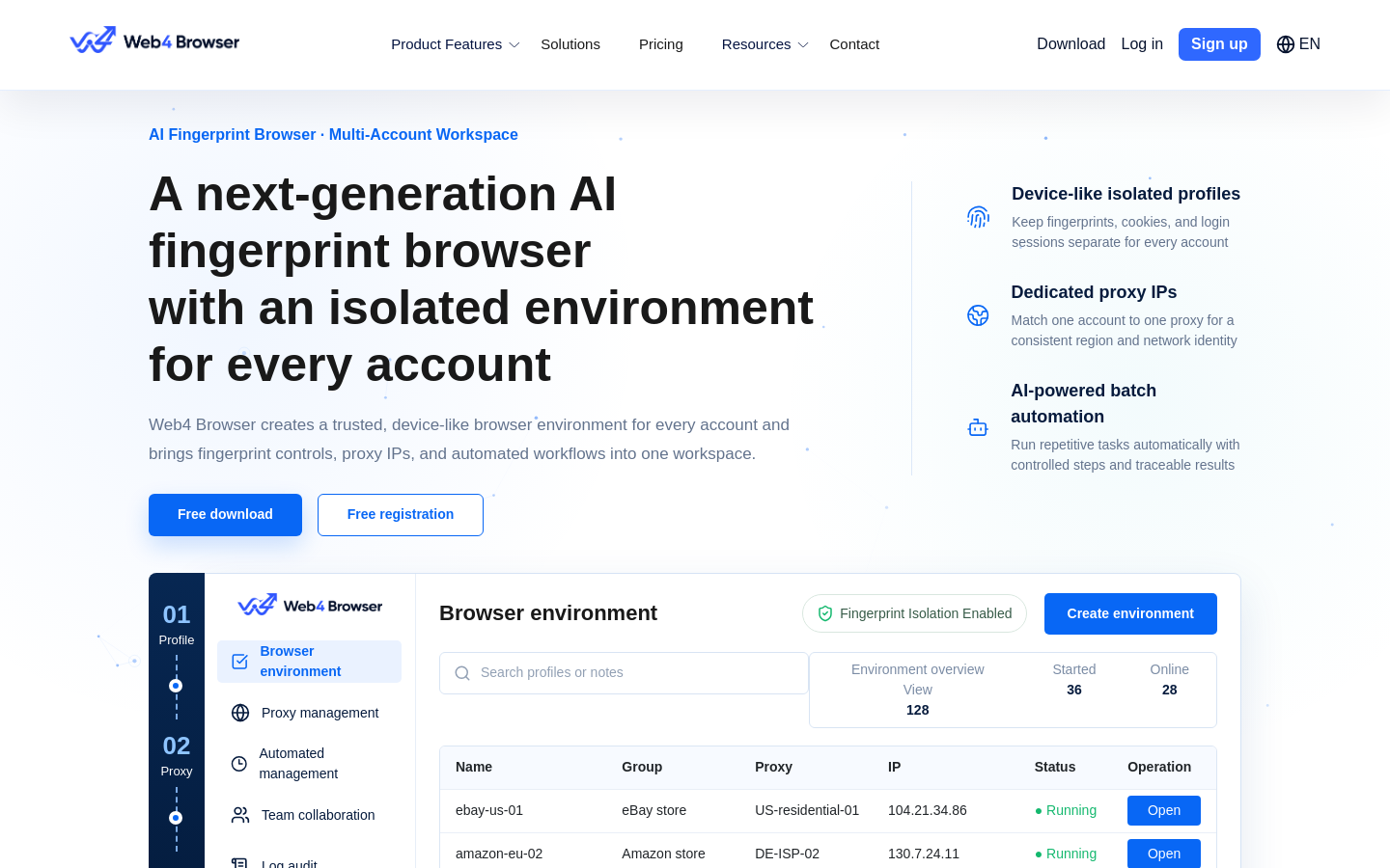 Captured Homepage / Lander