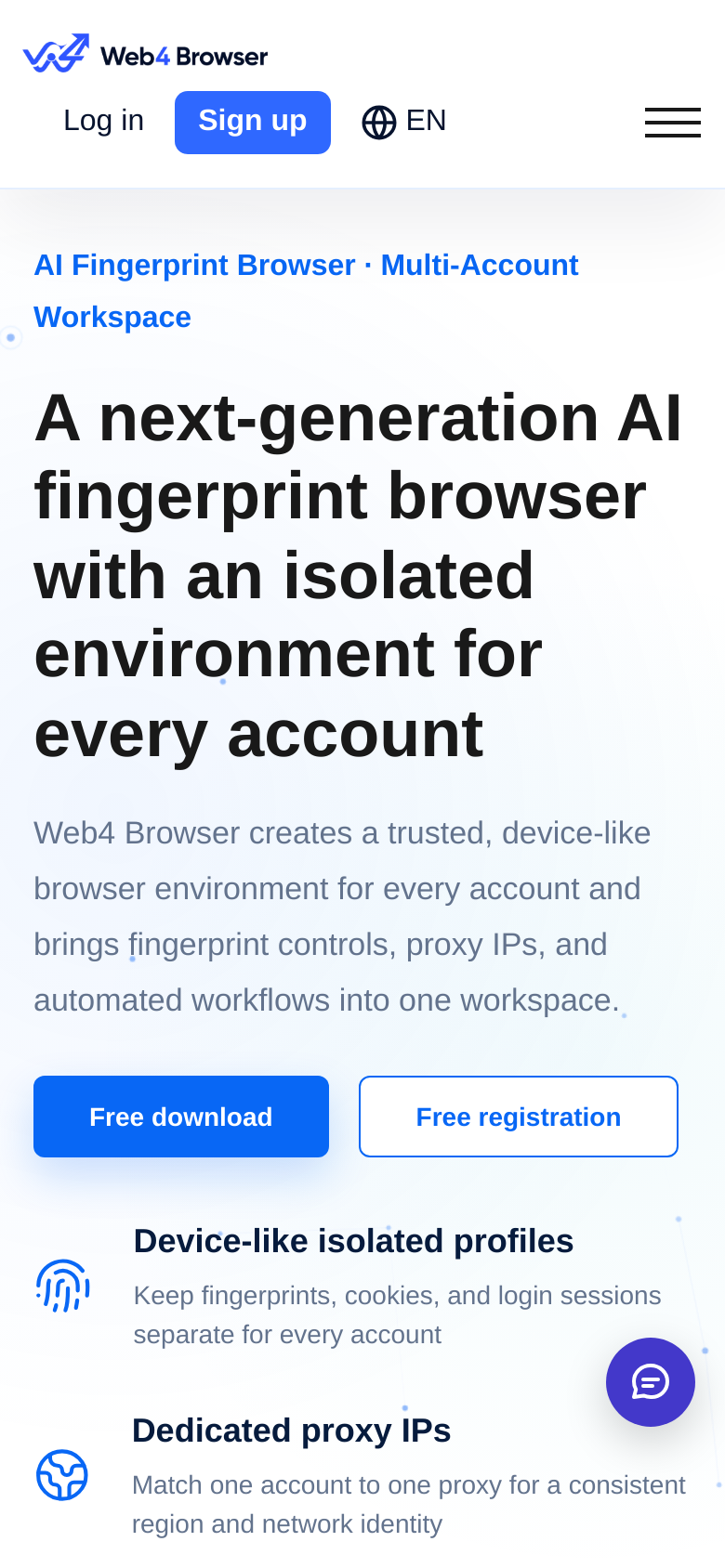 Homepage / Lander