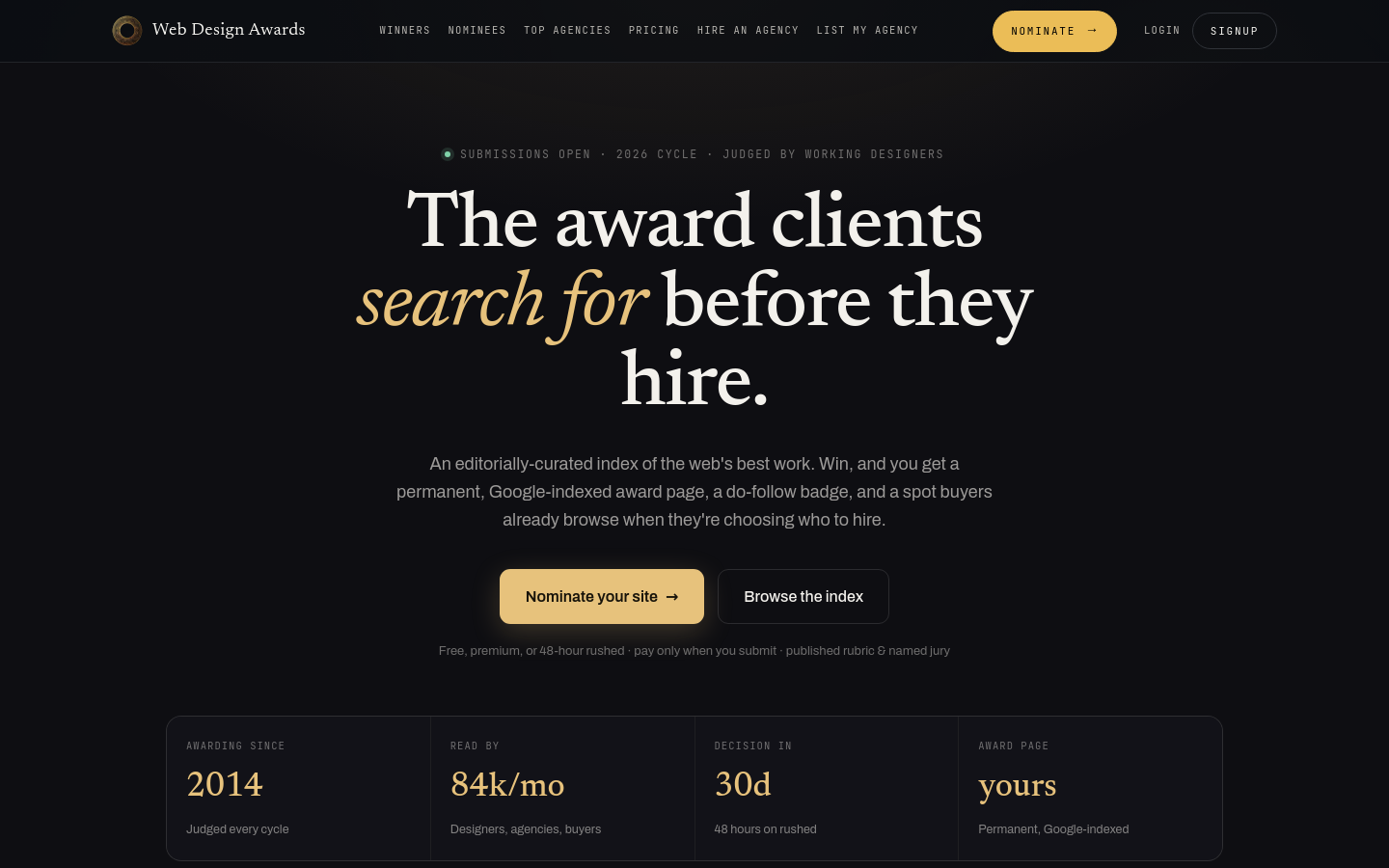 Captured Homepage / Lander