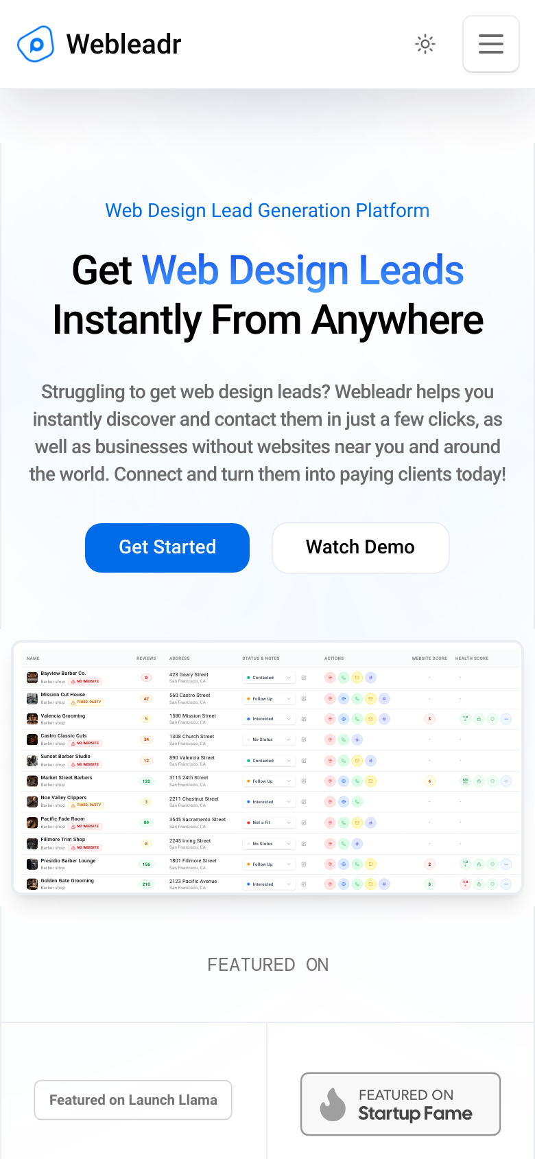 Homepage / Lander