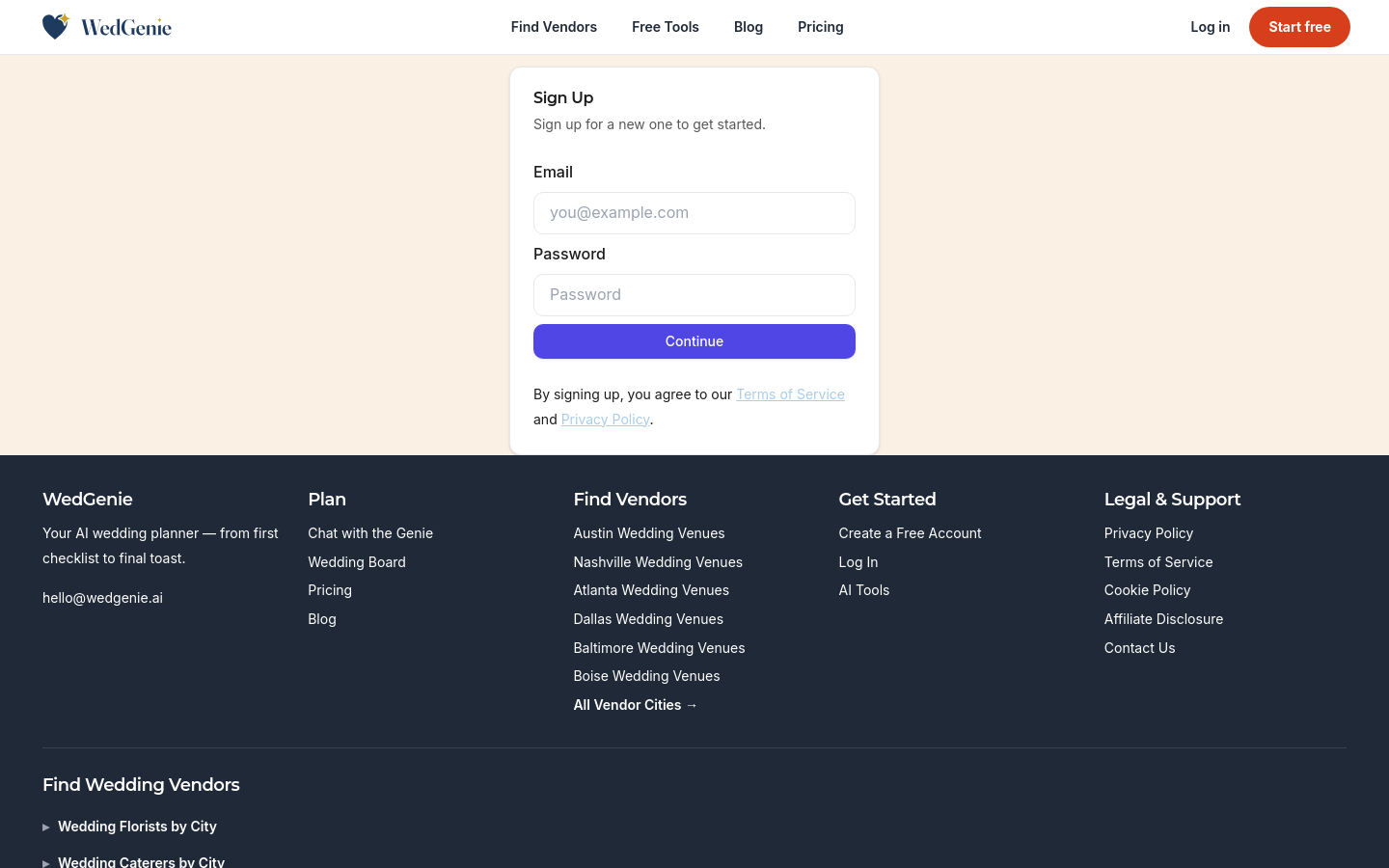 Signup