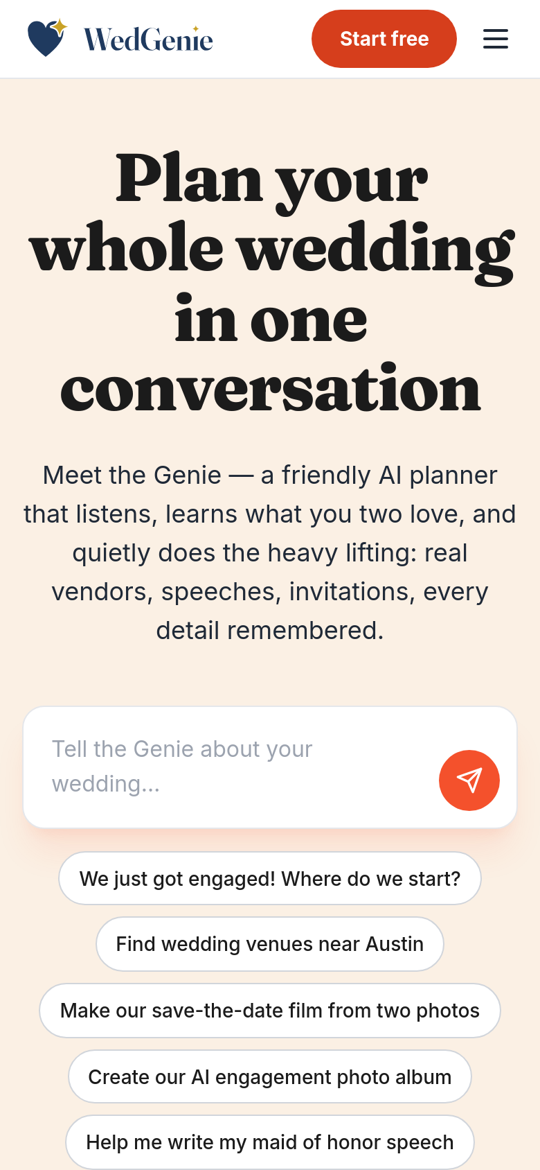 Homepage / Lander