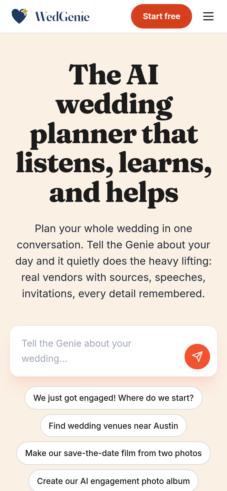 Homepage / Lander