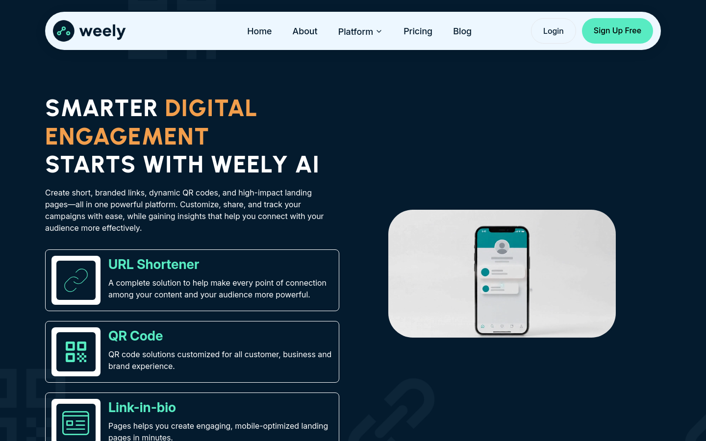 Captured Homepage / Lander