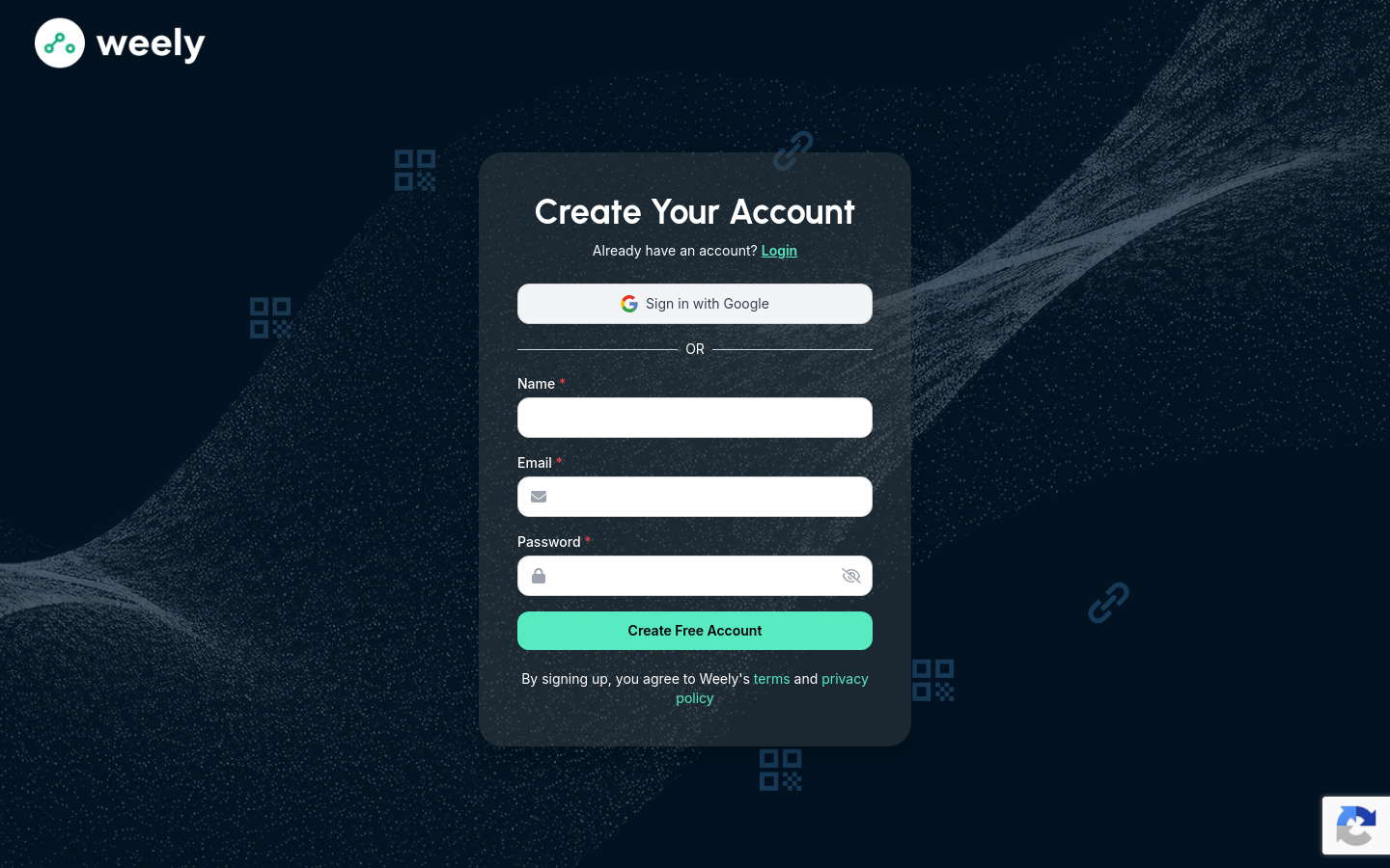 Signup