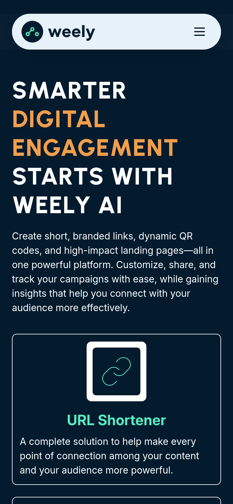Homepage / Lander