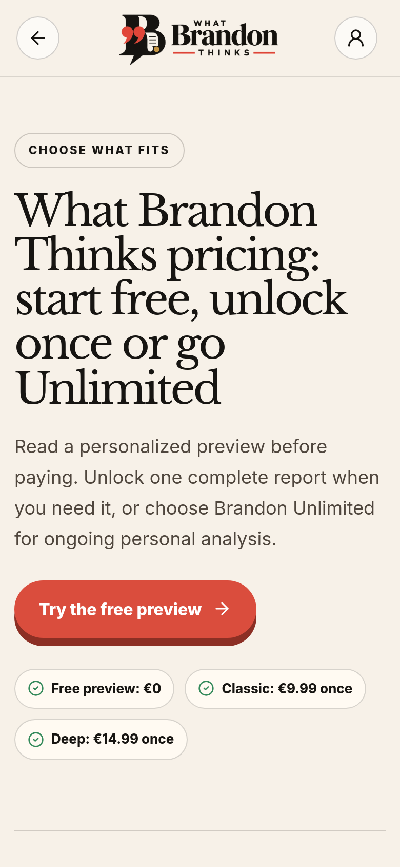 Pricing