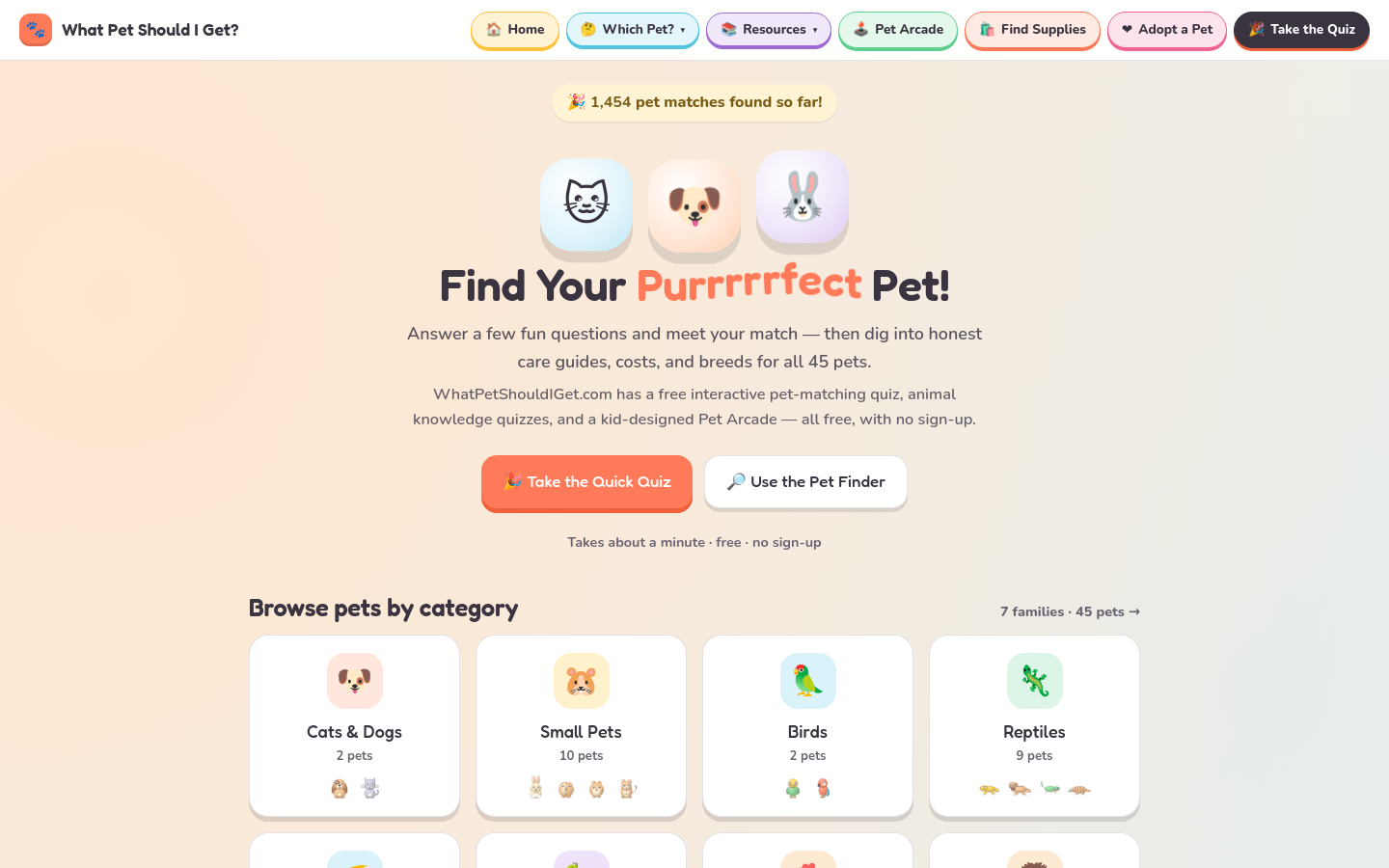 Captured Homepage / Lander