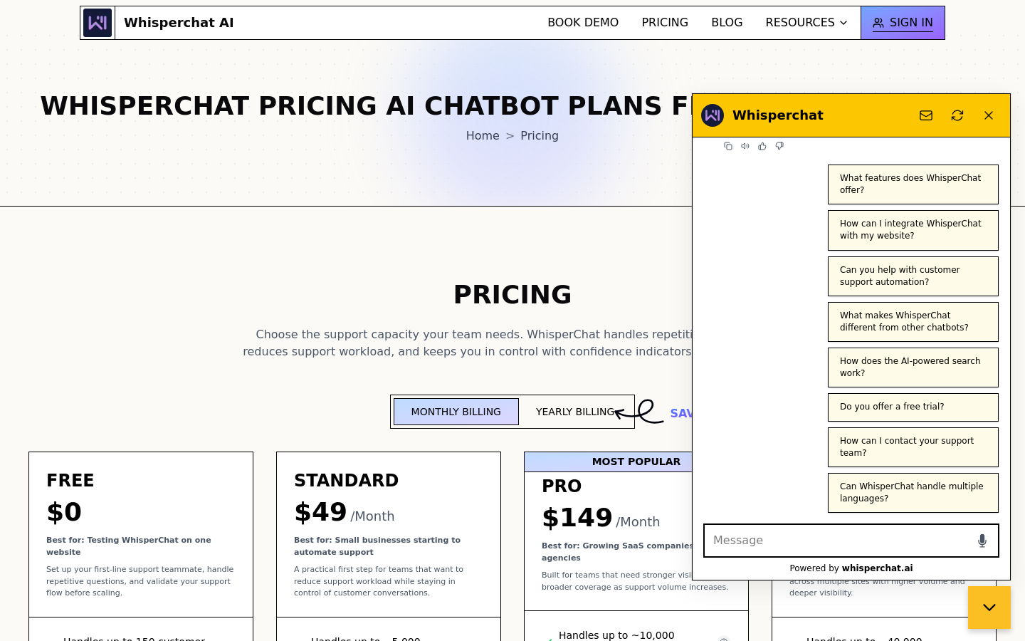 Pricing