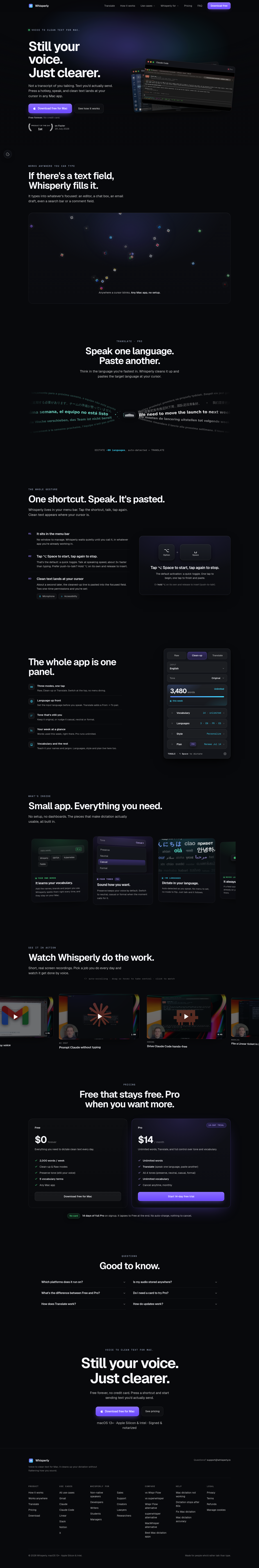 whisperly.io — The Pricing Page