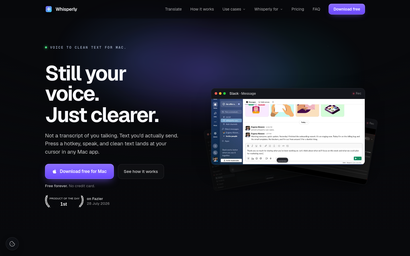 Captured Homepage / Lander
