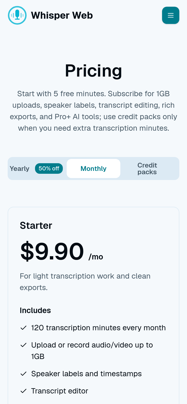 Pricing