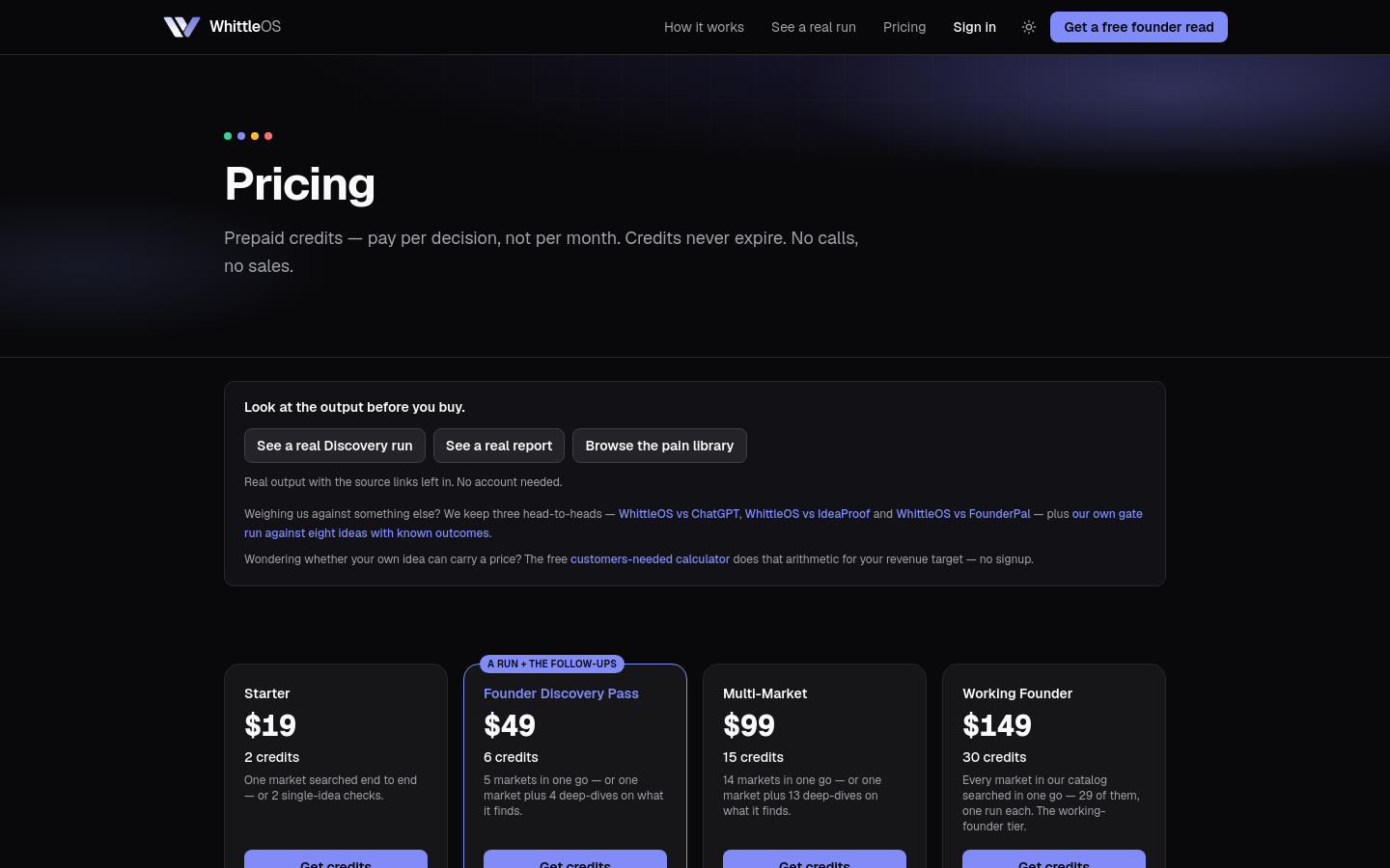 Pricing