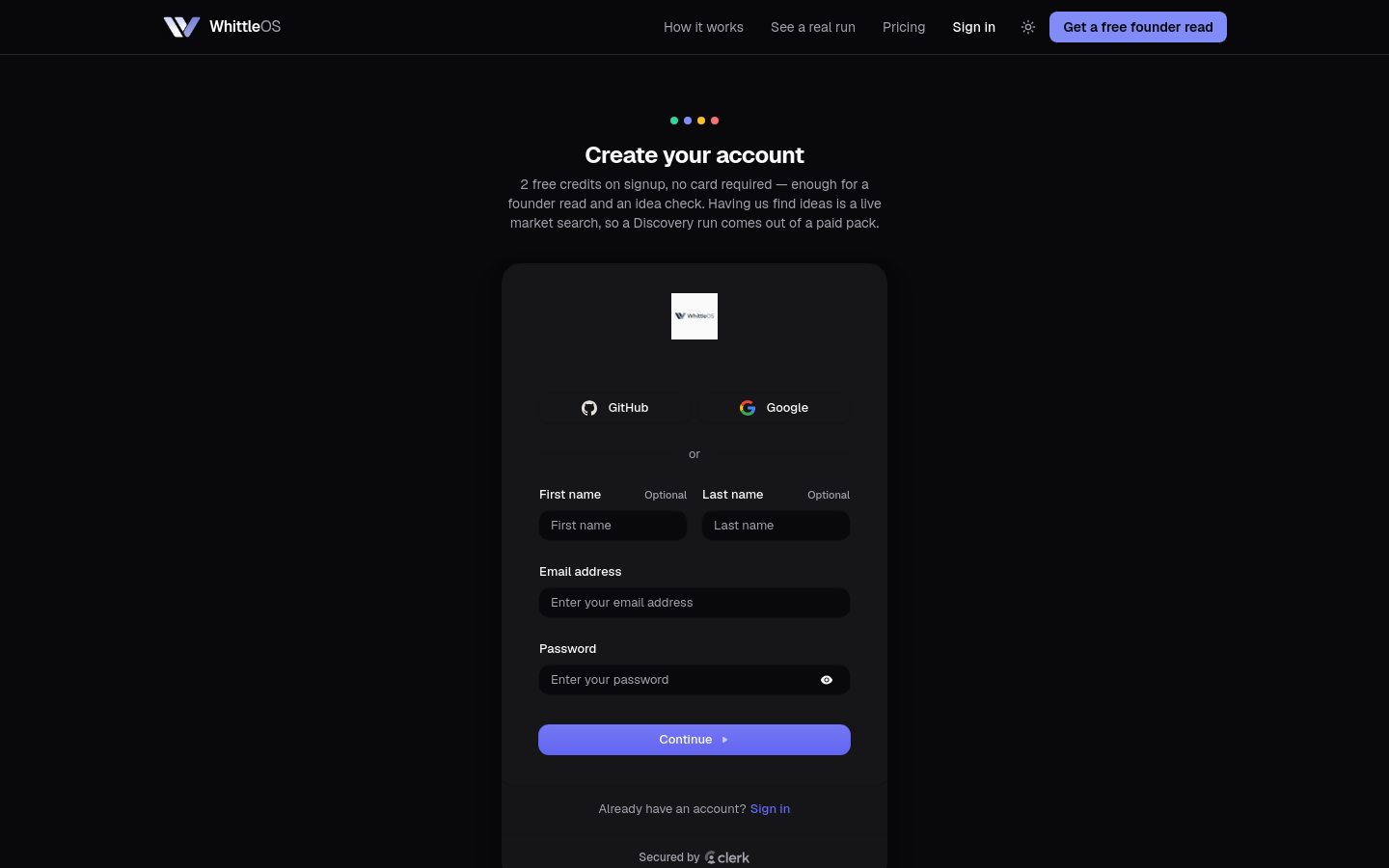 Sign Up