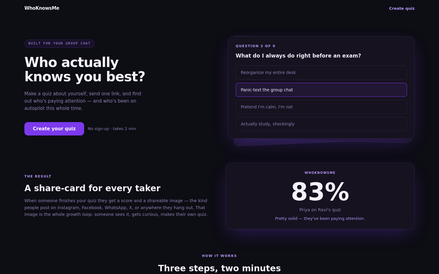 Captured Homepage / Lander