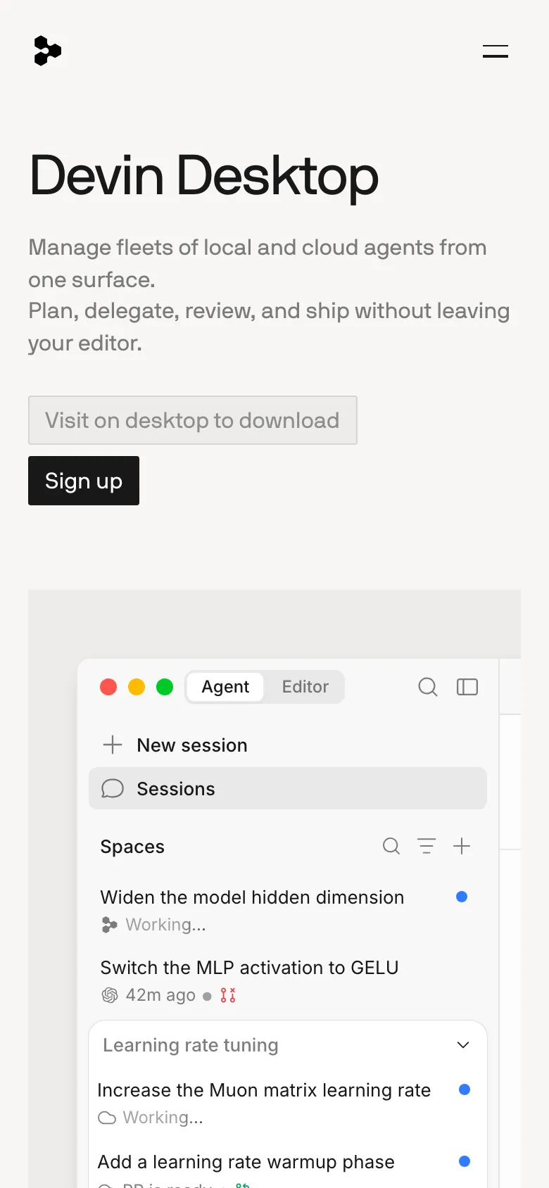 Homepage / Lander