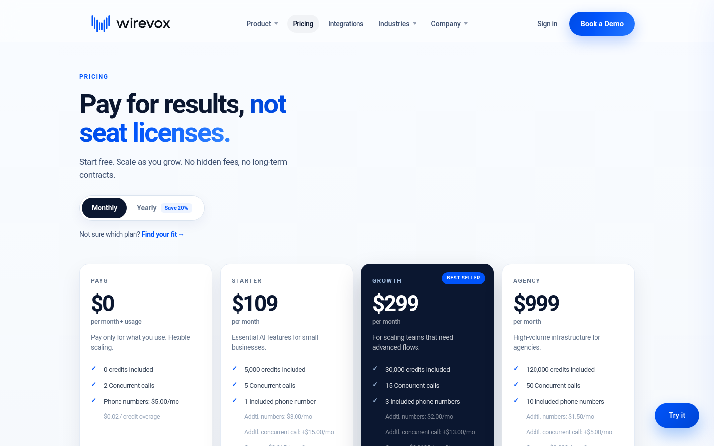 Pricing