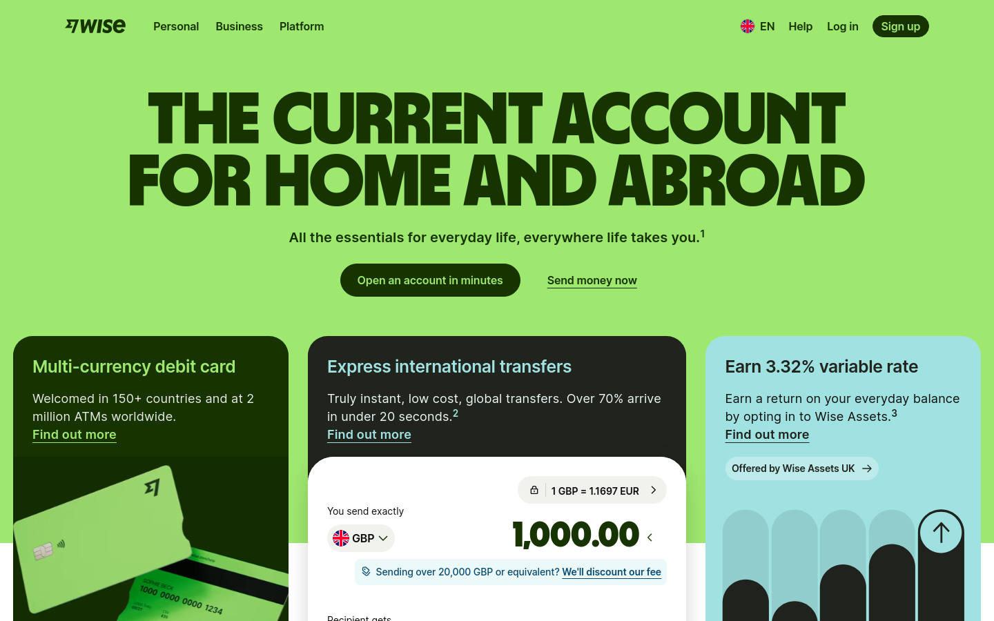 Captured Homepage / Lander