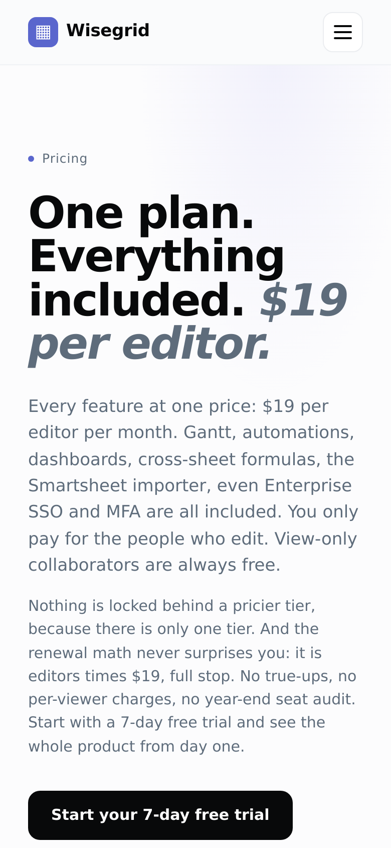 Pricing