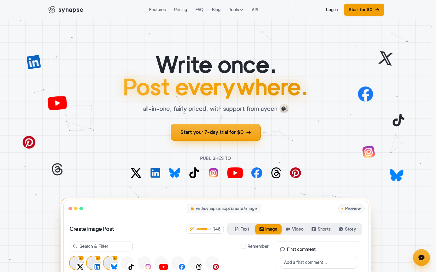 Captured Homepage / Lander