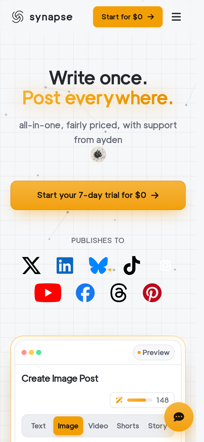 Homepage / Lander