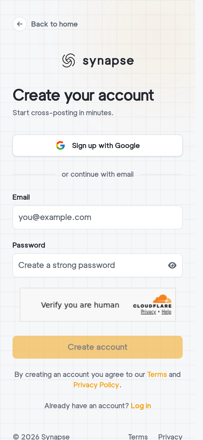 Signup