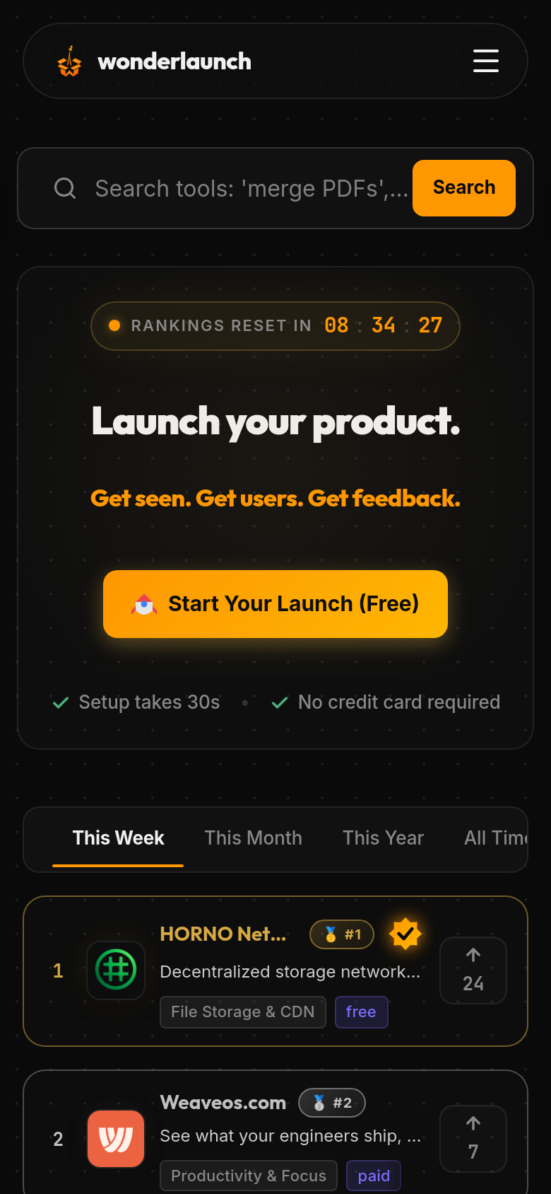 Homepage / Lander