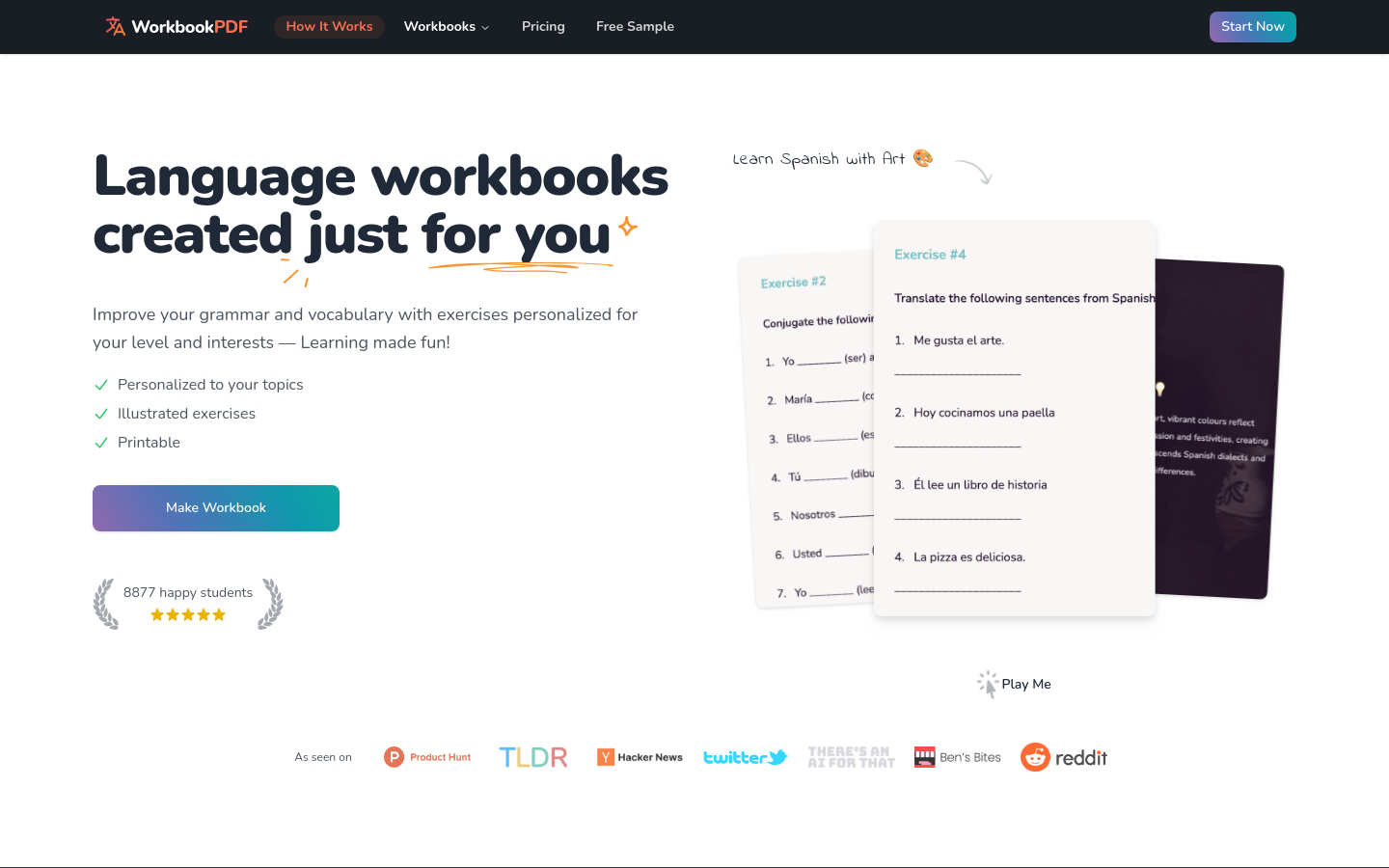 Captured Homepage / Lander