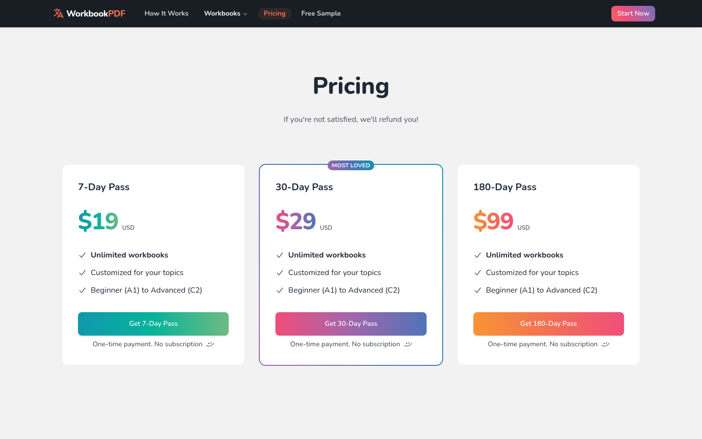 Pricing
