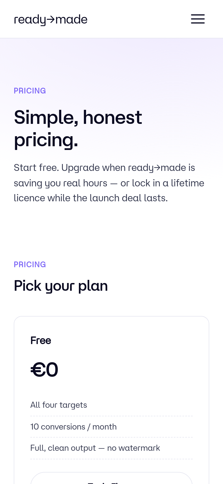 Pricing