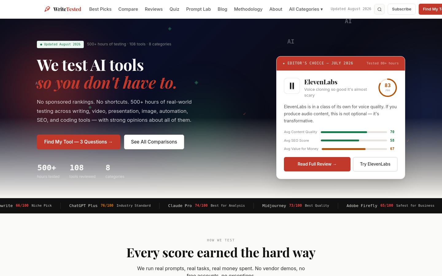 Captured Homepage / Lander