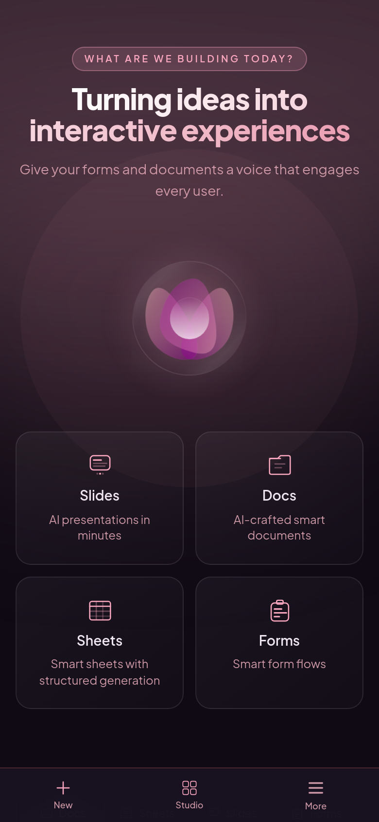 Homepage / Lander
