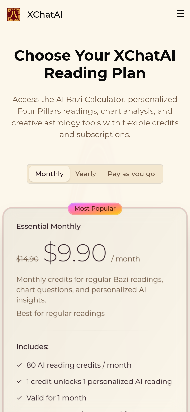 Pricing
