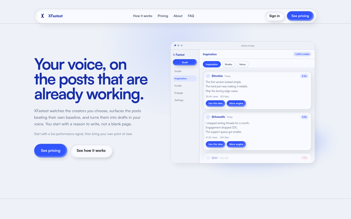 Captured Homepage / Lander