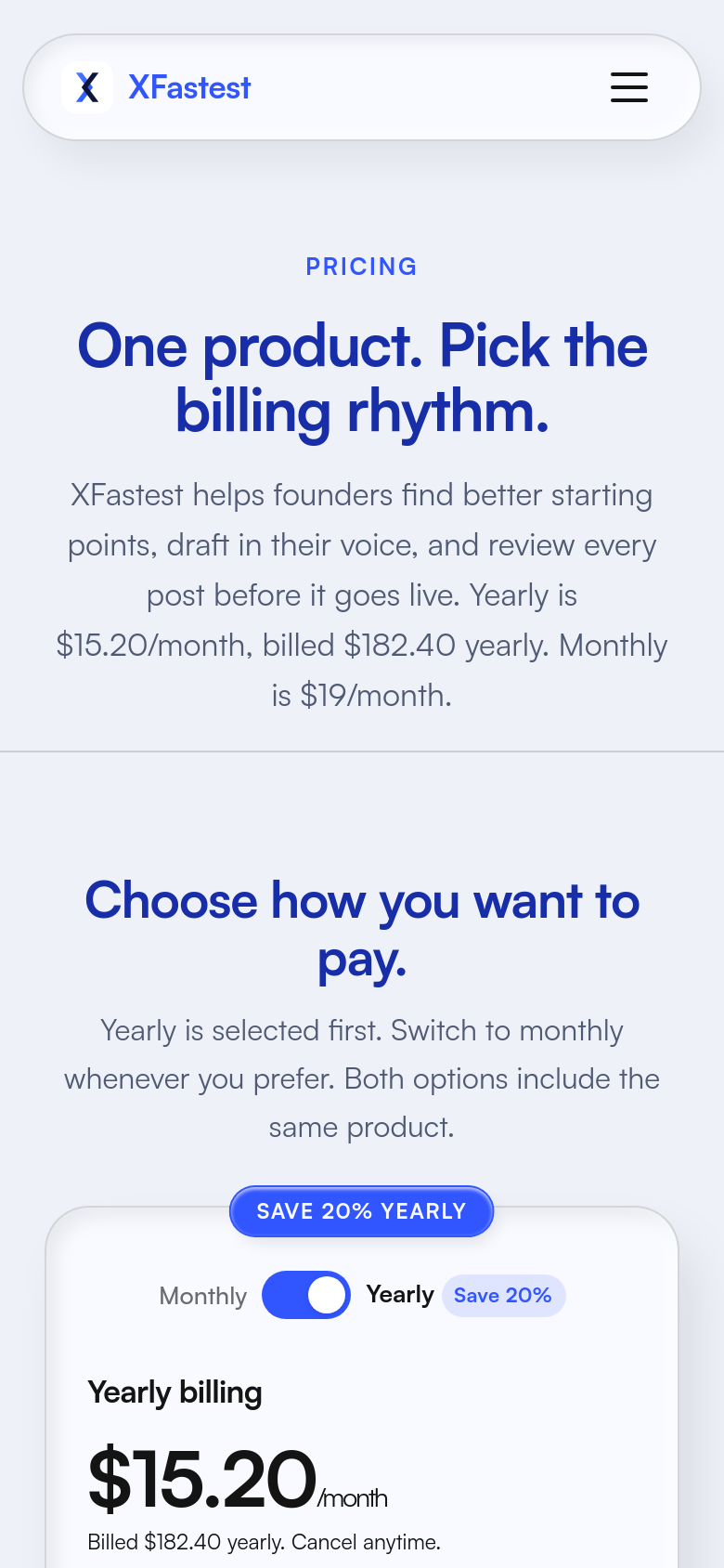 Pricing