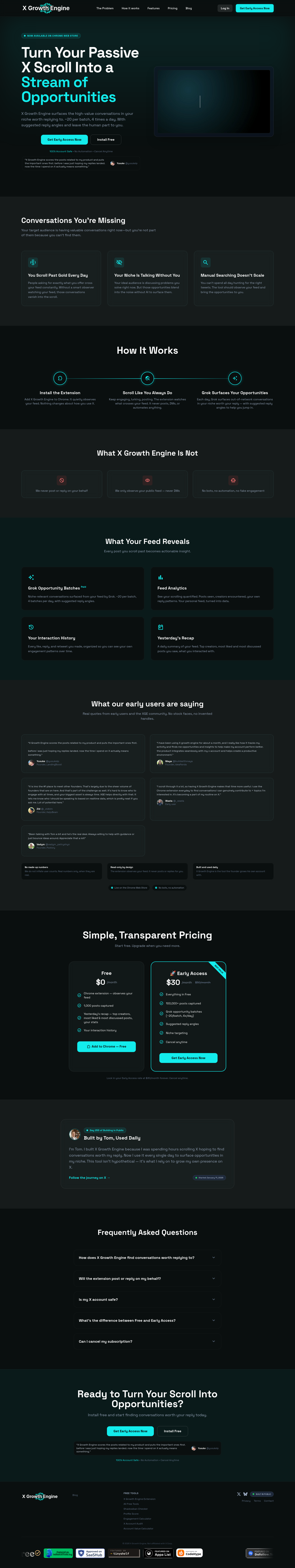 xgrowthengine.com — The Pricing Page