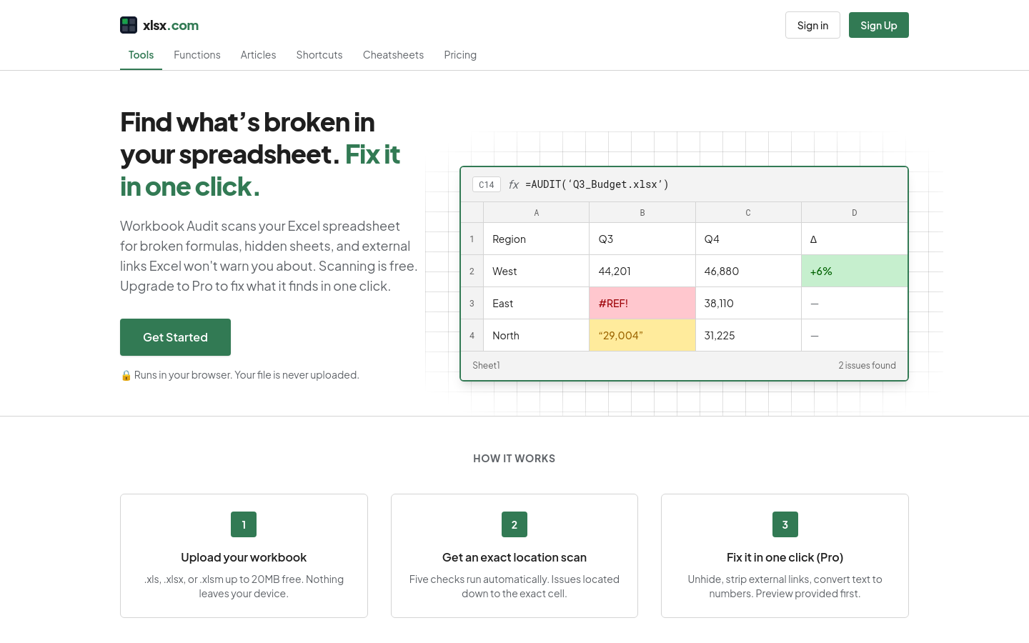 Captured Homepage / Lander