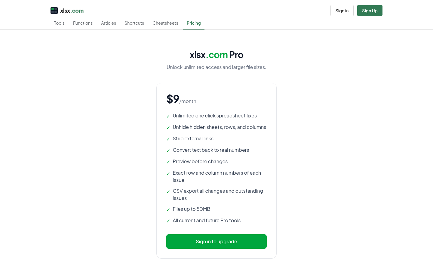 Pricing