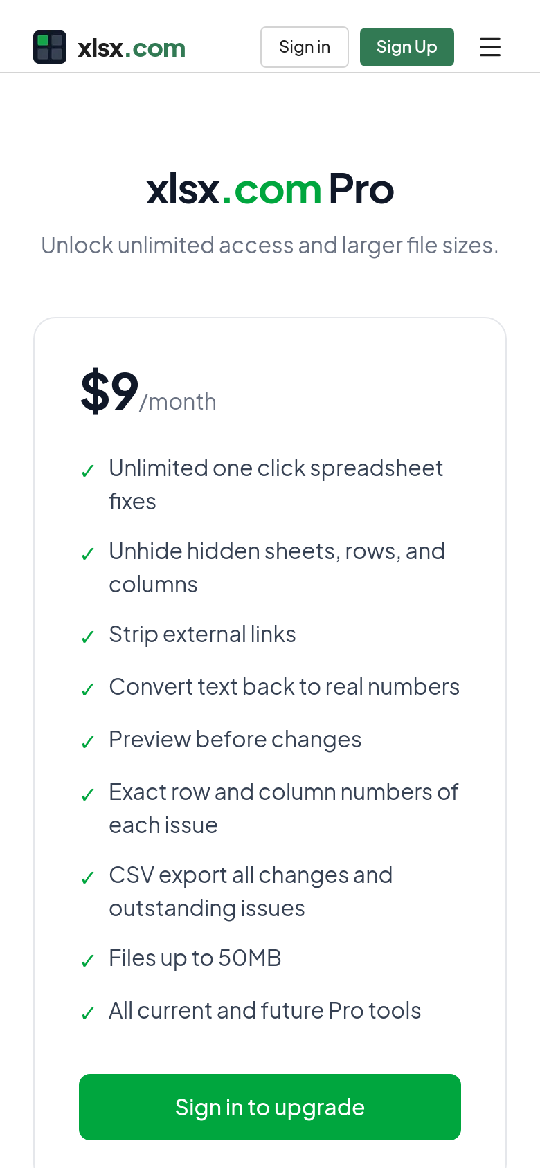 Pricing