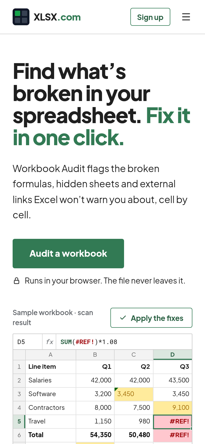 Homepage / Lander